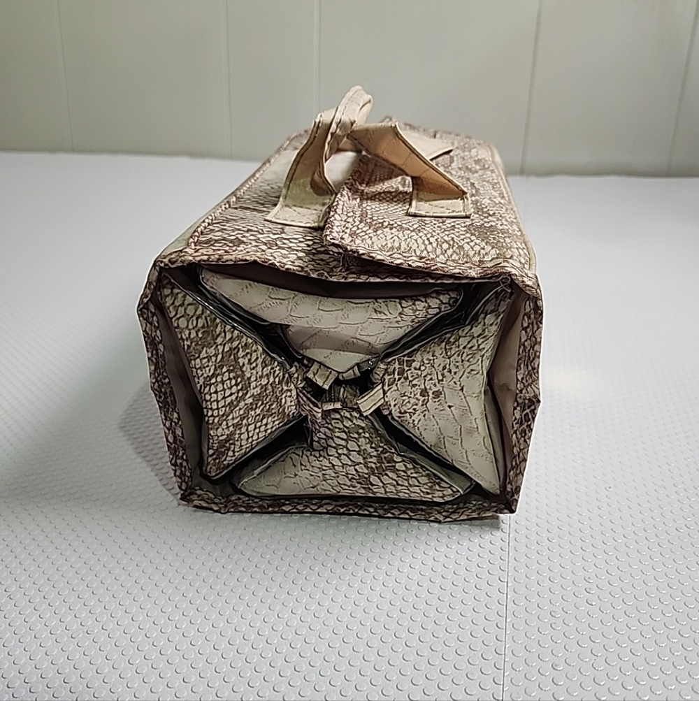 Joy Mangano Better Beauty Case Large Python Organ… - image 7